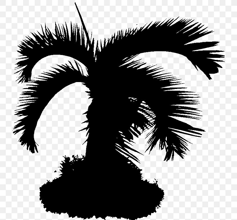 Palm Trees Silhouette Font, PNG, 734x764px, Palm Trees, Arecales, Art, Blackandwhite, Palm Tree Download Free