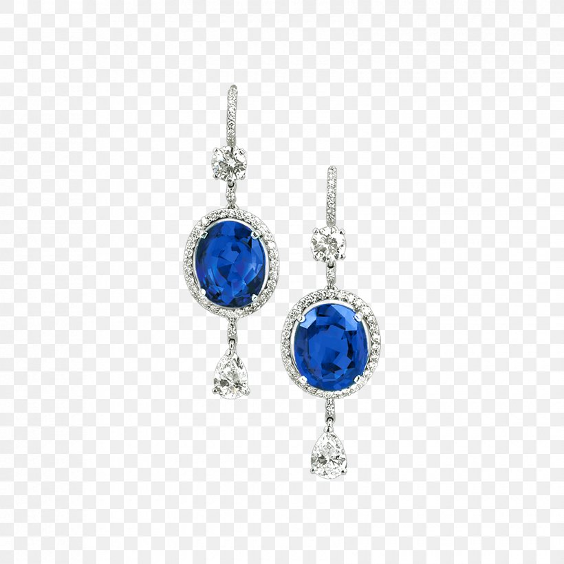 Sapphire Earring Body Jewellery, PNG, 1680x1680px, Sapphire, Blue, Body Jewellery, Body Jewelry, Cobalt Blue Download Free