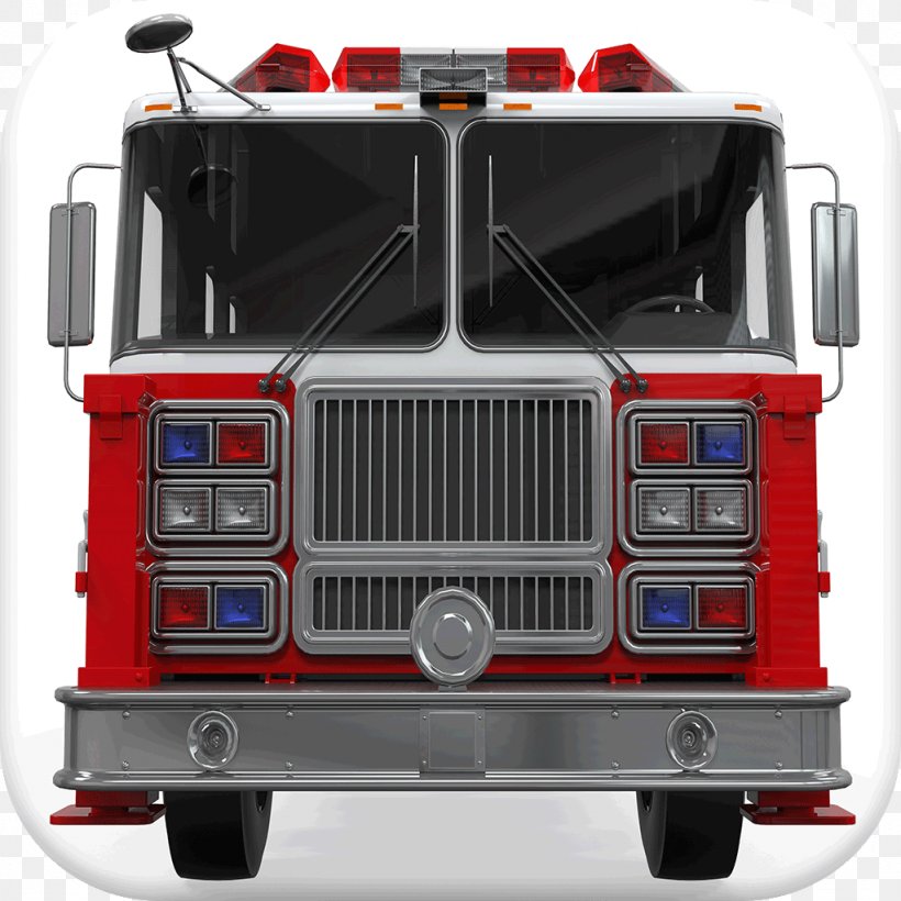 Fire Engine Rescue Firefighter Fire Department, PNG, 1024x1024px, Fire Engine, Automotive Exterior, Brand, Bumper, Car Download Free
