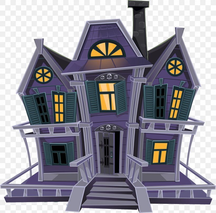 Haunted House Clip Art, PNG, 1600x1581px, Haunted House, Art, Building, Cartoon, Dollhouse Download Free