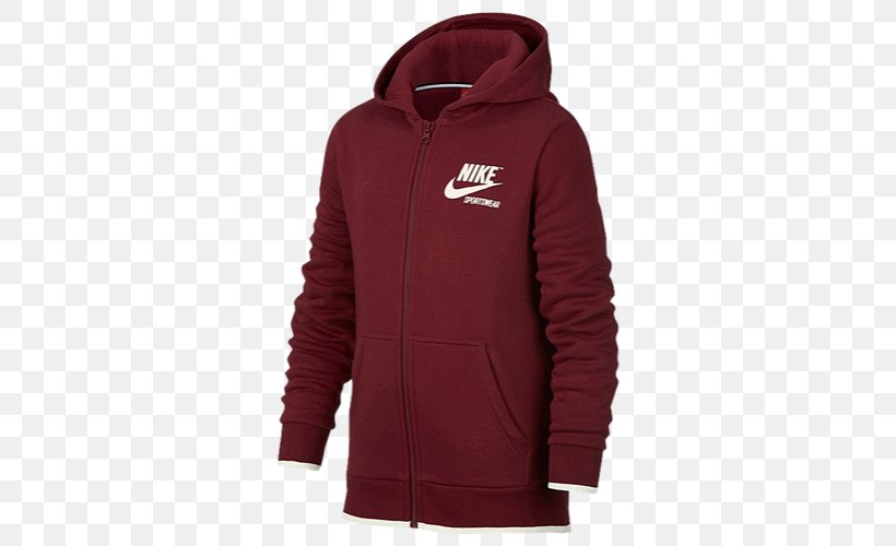 Hoodie Nike Polar Fleece Zipper Clothing, PNG, 500x500px, Hoodie, Active Shirt, Clothing, Foot Locker, Hood Download Free