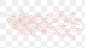 Red Phoenix - Angle Pattern PNG