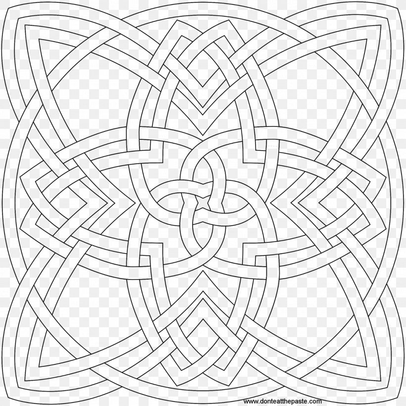 Inspiration Of Grace: Adult Coloring Book Celtic Knot Mandala, PNG, 1600x1600px, Coloring Book, Adult, Area, Black And White, Book Download Free