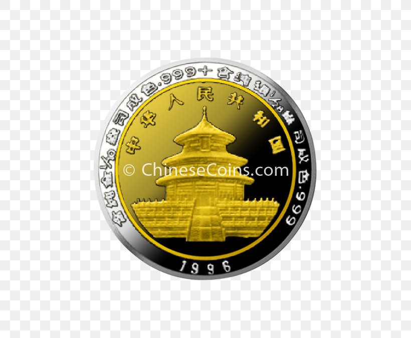 Coin Yuan Chinese Silver Panda Chinese Gold Panda, PNG, 675x675px, Coin, Ancient Chinese Coinage, Badge, Bimetallic Coin, Chinese Gold Panda Download Free