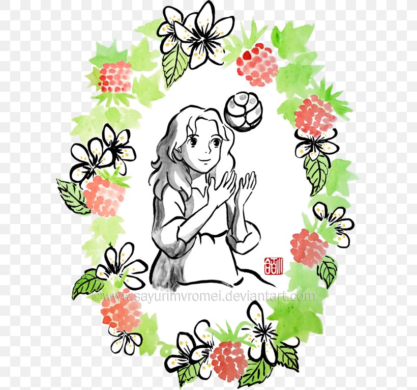 Floral Design Studio Ghibli Artist Visual Arts, PNG, 600x766px, Watercolor, Cartoon, Flower, Frame, Heart Download Free
