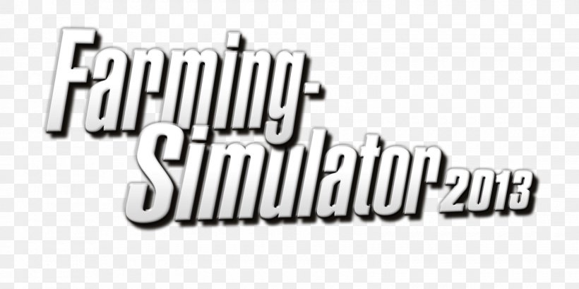 Farming Simulator 2013 Product Design Brand, PNG, 1600x800px, Farming Simulator 2013, Area, Black, Black And White, Brand Download Free