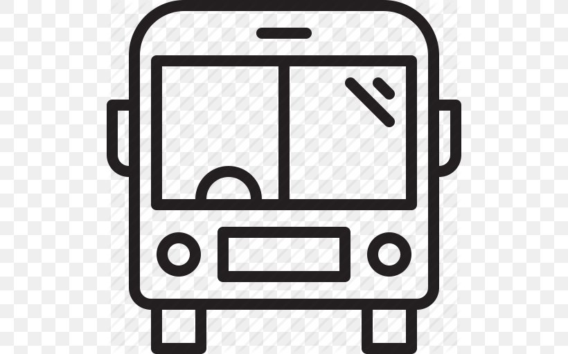 Airport Bus Clip Art, PNG, 512x512px, Bus, Airport Bus, Area, Black, Black And White Download Free