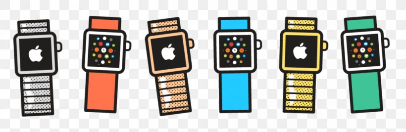 Apple Watch Illustration Smartwatch, PNG, 1000x326px, Apple Watch, Apple, Behance, Cartoon, Clothing Accessories Download Free