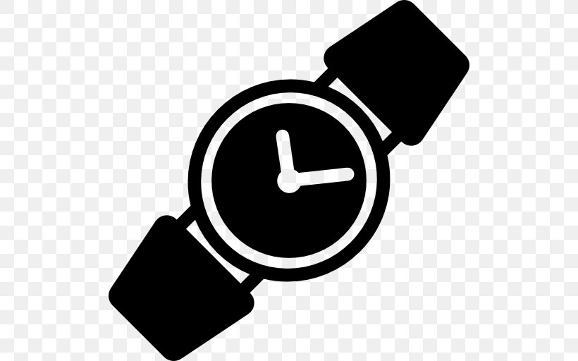 Clock Watch Clip Art, PNG, 512x512px, Clock, Alarm Clocks, Black And White, Brand, Quartz Clock Download Free