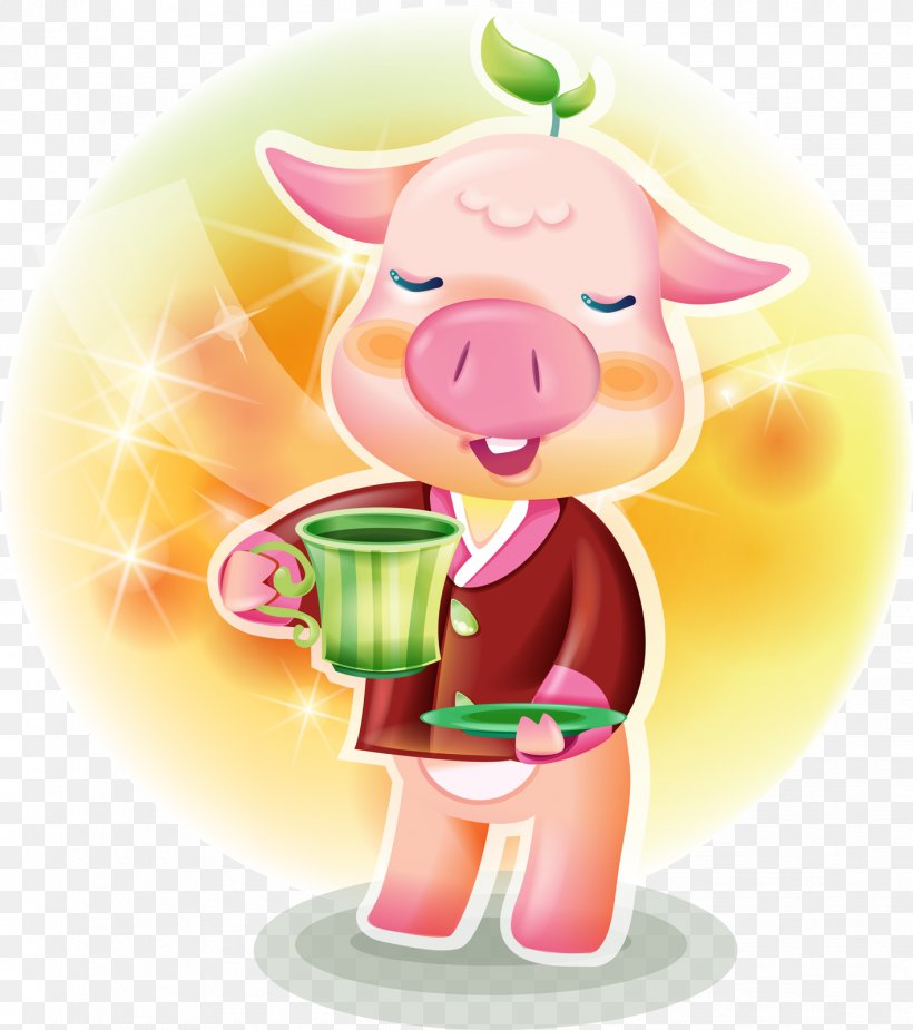 Domestic Pig Clip Art, PNG, 1417x1600px, Domestic Pig, Animation, Art, Cartoon, Drawing Download Free