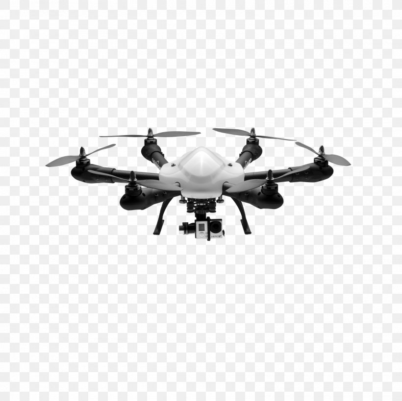 Helicopter Rotor Propeller Airplane DJI Unmanned Aerial Vehicle, PNG, 1600x1600px, Helicopter Rotor, Aircraft, Airplane, Black And White, Dji Download Free