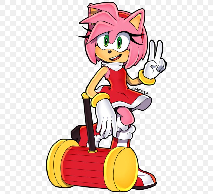 Amy Rose Sonic The Hedgehog Sega Clip Art, PNG, 477x750px, Amy Rose, Area, Art, Artwork, Cartoon Download Free
