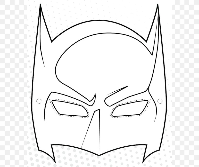Batman Mask Coloring Book Drawing Superhero, PNG, 600x689px, Batman, Adult, Area, Art, Artwork Download Free