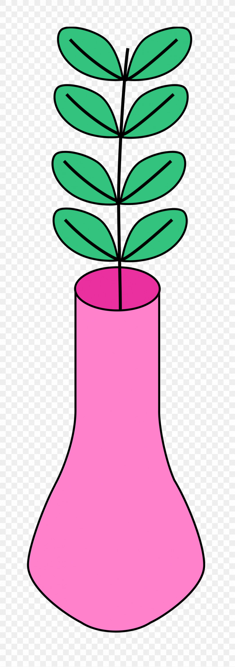 Leaf Plant Stem Line Tree Magenta Telekom, PNG, 883x2500px, Plant, Biology, Cartoon, Geometry, Leaf Download Free