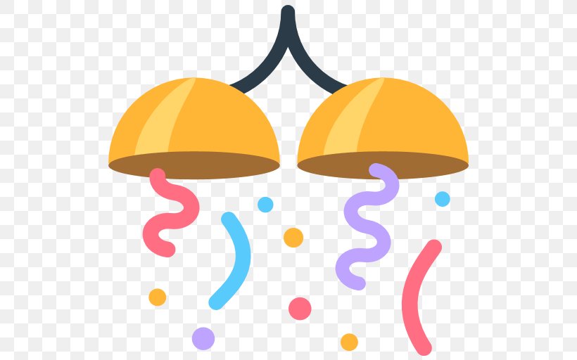 Emoji Confetti Symbol Party Clip Art, PNG, 512x512px, Emoji, Ball, Confetti, Emojipedia, New Year Download Free