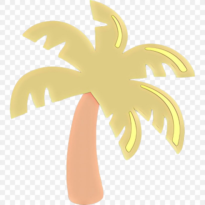 Palm Tree Background, PNG, 1024x1024px, Yellow, Cartoon, Finger, Palm Tree, Plant Download Free