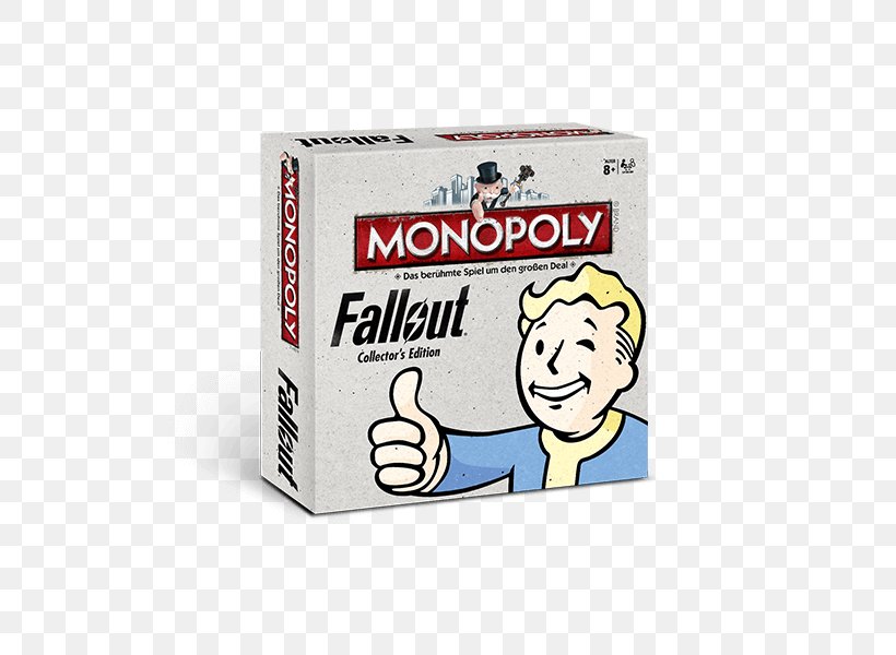 Winning Moves Monopoly Fallout 4 Trivial Pursuit Board Game, PNG, 600x600px, Monopoly, Board Game, Fallout, Fallout 4, Game Download Free