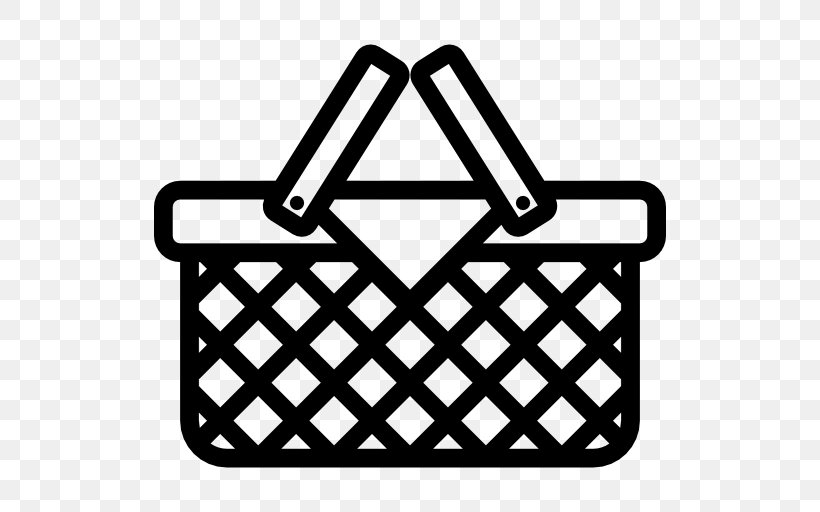 Picnic Baskets, PNG, 512x512px, Basket, Area, Black, Black And White, Brand Download Free