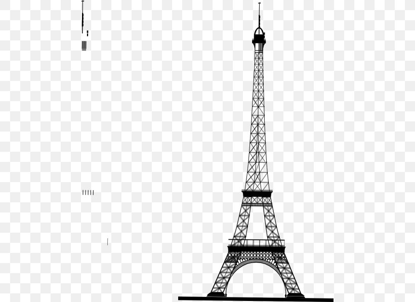 Eiffel Tower Passerelle Debilly Statue Of Liberty, PNG, 498x597px, Eiffel Tower, Black And White, Coloring Book, Drawing, Landmark Download Free