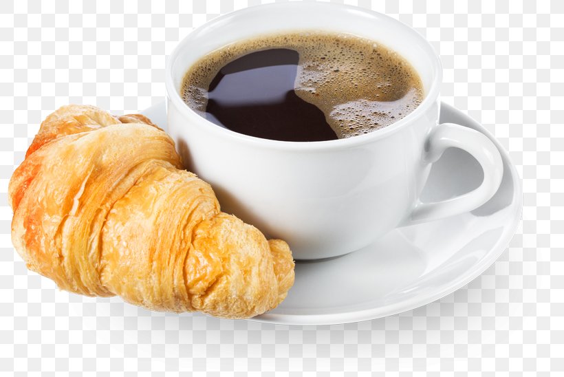 Coffee Cup Croissant Tea Breakfast, PNG, 800x548px, Coffee, Breakfast, Coffee Cup, Coffeemaker, Croissant Download Free