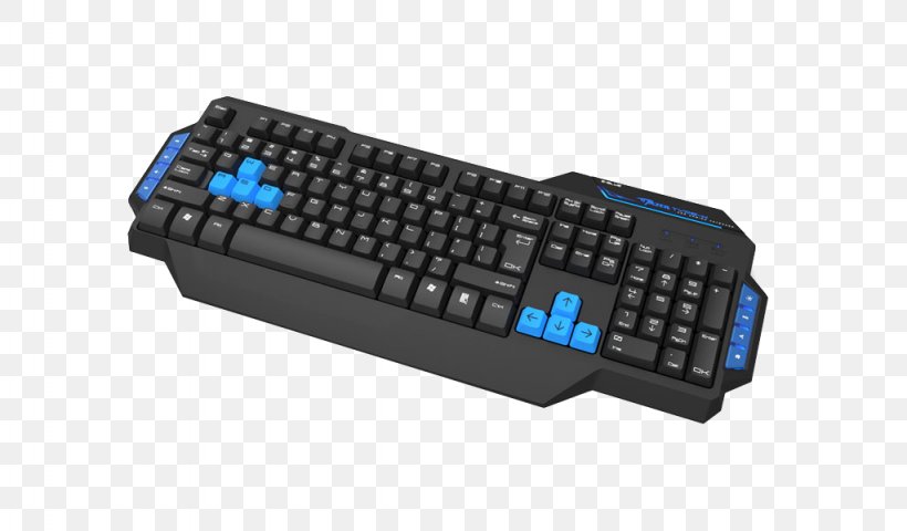 Computer Keyboard E-3lue E-blue Mazer Type-X Multimedia Gaming Keyboard EKM072BK Gaming Keypad Computer Mouse, PNG, 1024x600px, Computer Keyboard, Blue, Computer, Computer Component, Computer Mouse Download Free