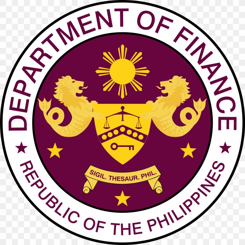 Philippines Department Of Finance Logo Organization Tax, PNG, 1200x1200px, Philippines, Area, Brand, Crest, Department Of Budget And Management Download Free