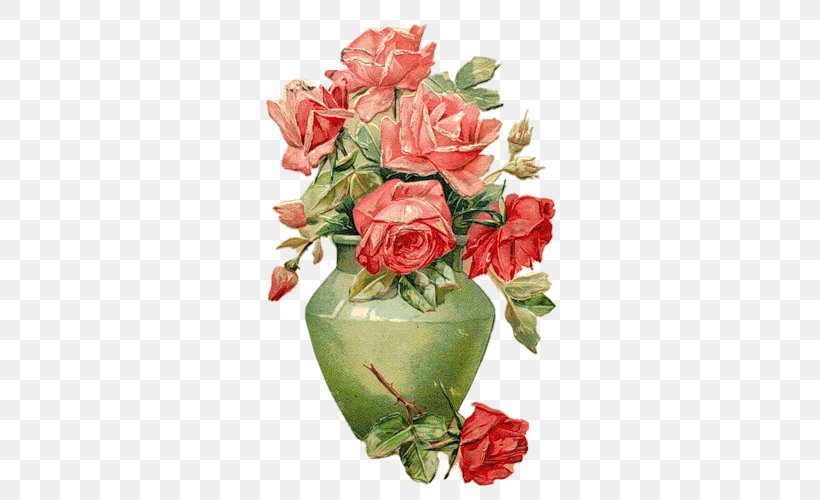 Garden Roses Vase Oil Painting, PNG, 337x500px, Garden Roses, Artificial Flower, Cut Flowers, Data Compression, Drawing Download Free