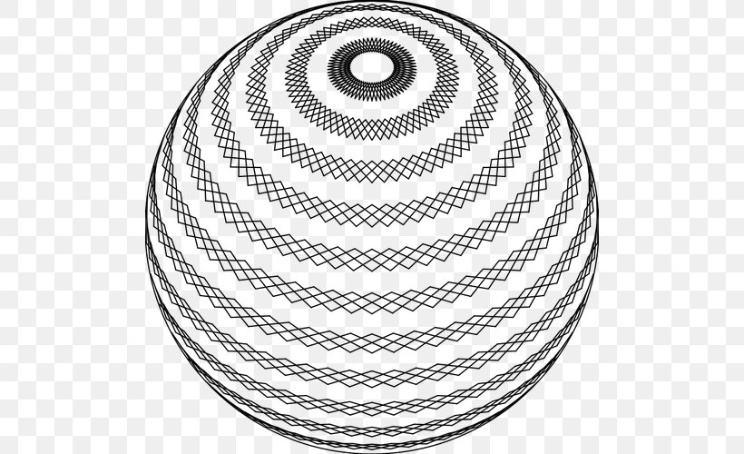 Line Art Drawing Spiral, PNG, 500x500px, Line Art, Ball, Black And White, Drawing, Hardware Accessory Download Free