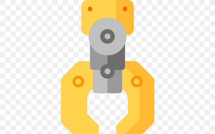 Robot Arm, PNG, 512x512px, Robotic Arm, Industrial Robot, Industry, Material, Orange Download Free