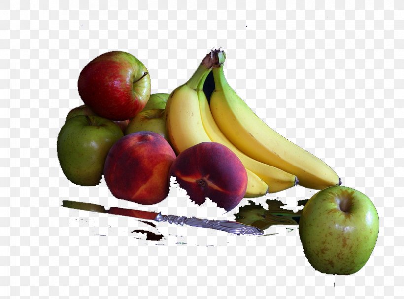 Banana Apple Still Life Fruit Auglis, PNG, 837x620px, Banana, Apple, Auglis, Banana Family, Diet Food Download Free