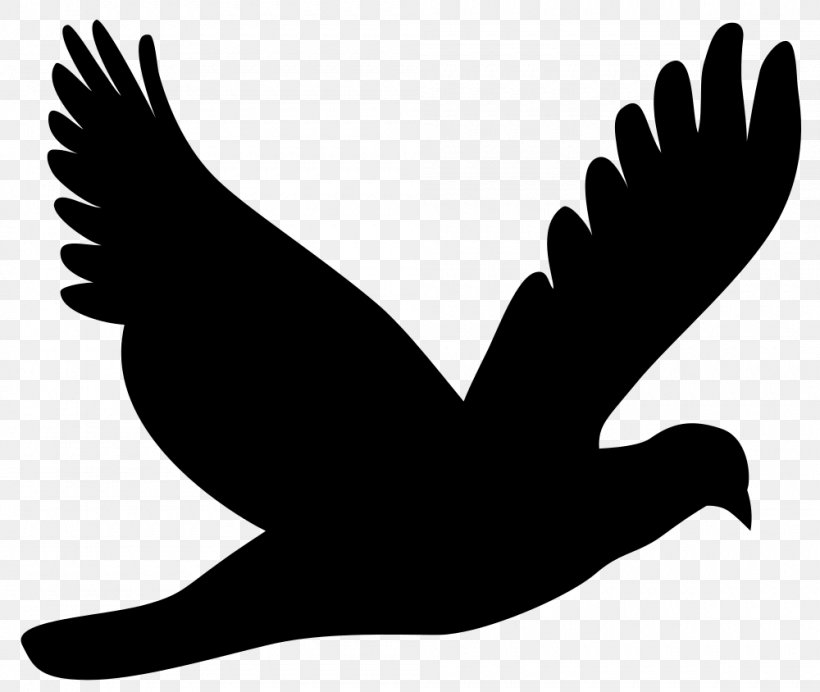 Columbidae Silhouette Clip Art, PNG, 1000x844px, Columbidae, Art, Beak, Bird, Black And White Download Free