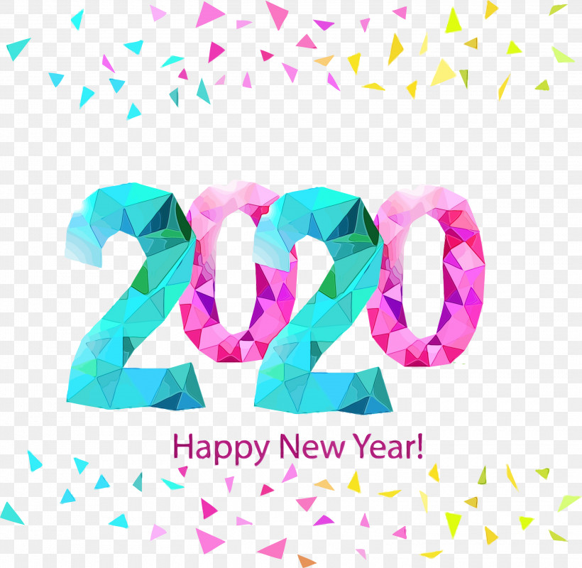 Text Pink Font, PNG, 3000x2930px, 2020, Happy New Year 2020, New Years 2020, Paint, Pink Download Free
