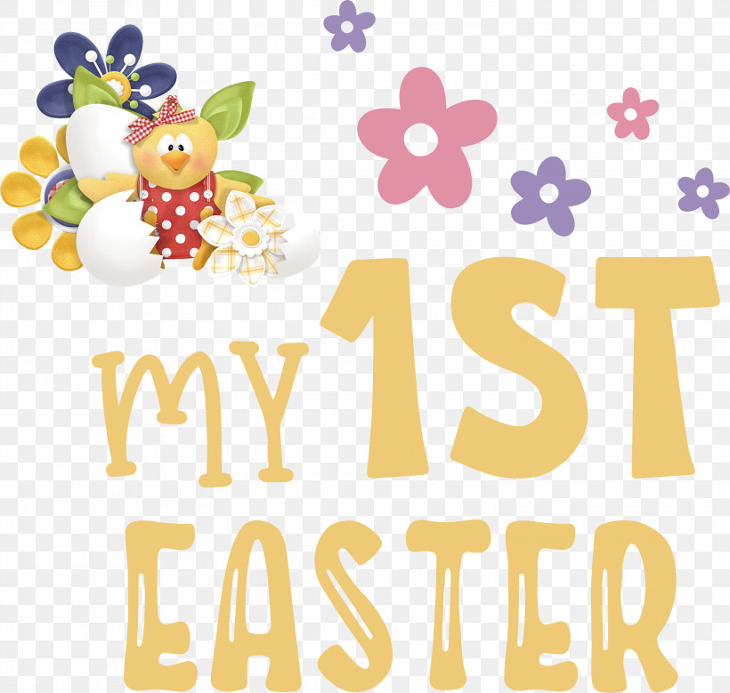 Happy Easter Day My 1st Easter, PNG, 3000x2853px, Happy Easter Day, Flower, Geometry, Line, Logo Download Free