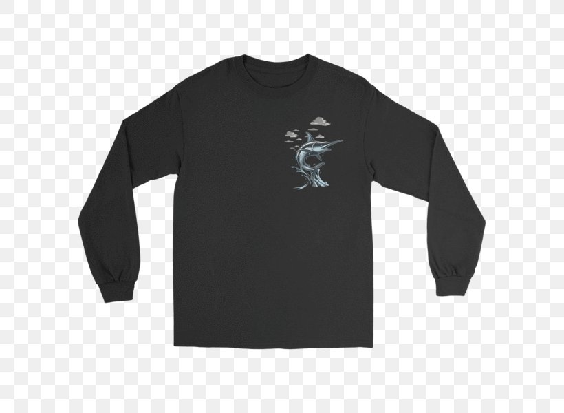 Long-sleeved T-shirt Hoodie Gildan Activewear, PNG, 600x600px, Tshirt, Active Shirt, Black, Bluza, Brand Download Free