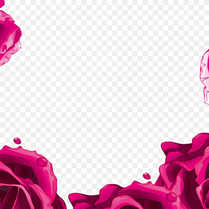 Oil Painting Computer File, PNG, 945x945px, Flower, Heart, Magenta, Oil, Oil Paint Download Free