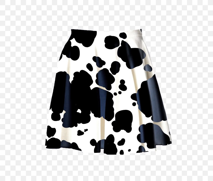 T-shirt Harajuku Taurine Cattle Milk Skirt, PNG, 700x700px, Tshirt, Agriculture, Black, Cattle, Clothing Download Free
