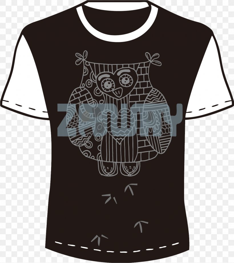 T-shirt Tainan University Of Technology Sleeve Owl, PNG, 1332x1497px, Tshirt, Academic Department, Bird Of Prey, Black, Brand Download Free