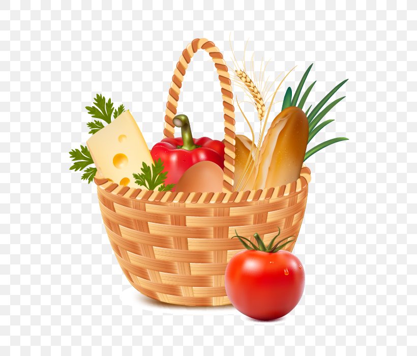 Basket Cartoon Royalty-free Clip Art, PNG, 700x700px, Basket, Bell Pepper, Cartoon, Diet Food, Flowerpot Download Free