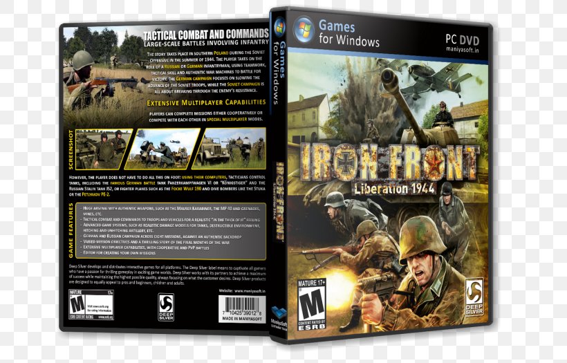 Iron Front: Liberation 1944 PC Game Deep Silver Video Game Personal Computer, PNG, 700x525px, Pc Game, Arma, Deep Silver, Military, Military Organization Download Free