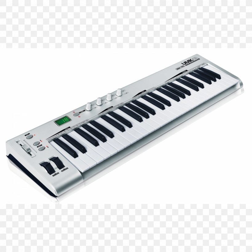MIDI Controllers Musical Keyboard Electronic Keyboard MIDI Keyboard, PNG, 2000x2000px, Watercolor, Cartoon, Flower, Frame, Heart Download Free