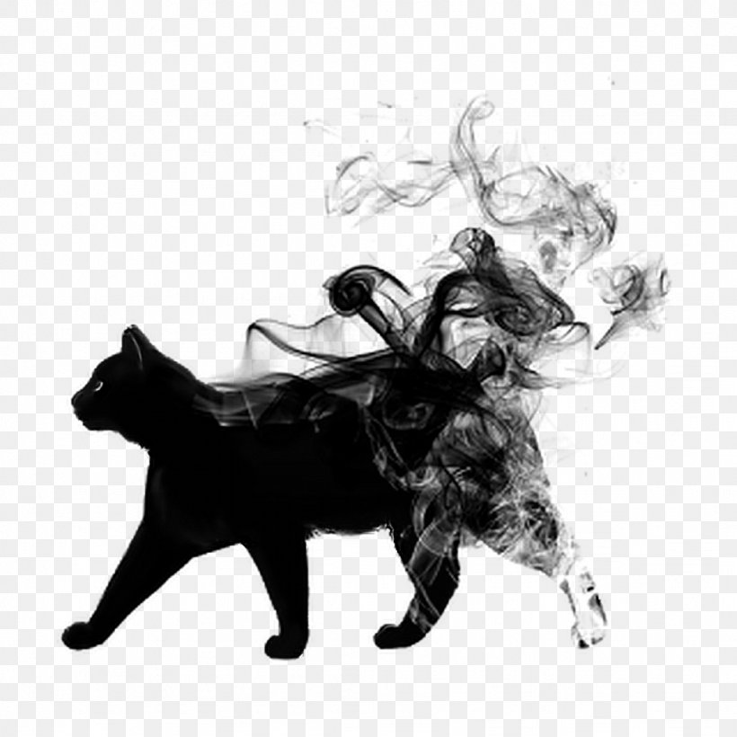 PicsArt Photo Studio Clip Art Image Desktop Wallpaper, PNG, 1024x1024px, Picsart Photo Studio, Art, Black Cat, Black Norwegian Elkhound, Blackandwhite Download Free