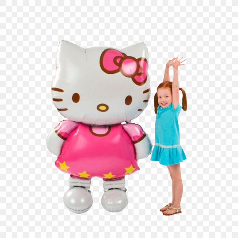 Hello Kitty Mylar Balloon Toy Birthday, PNG, 900x900px, Hello Kitty, Baby Toys, Balloon, Birthday, Child Download Free