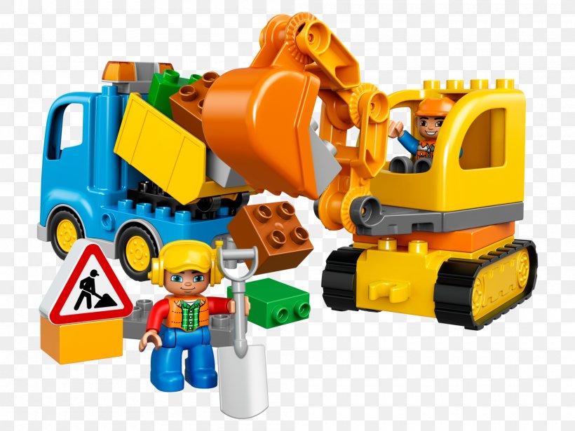 LEGO 10812 DUPLO Truck & Tracked Excavator Lego Duplo Toy Lego Minifigure, PNG, 2000x1500px, Lego Duplo, Architectural Engineering, Construction Equipment, Construction Set, Digging Download Free