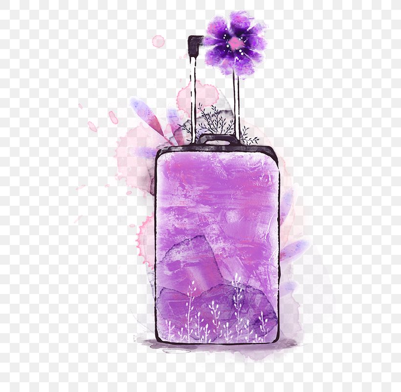Suitcase Watercolor Painting Poster Illustration, PNG, 800x800px, Suitcase, Advertising, Baggage, Box, Cartoon Download Free