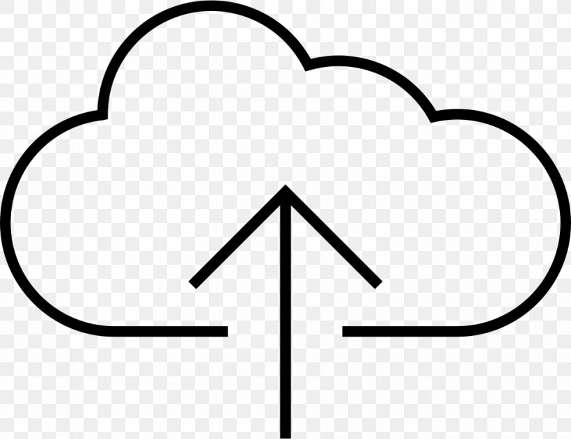 Arrow Clip Art Download Cloud Computing, PNG, 980x754px, Cloud Computing, Black And White, Button, Cloud Storage, Computer Download Free