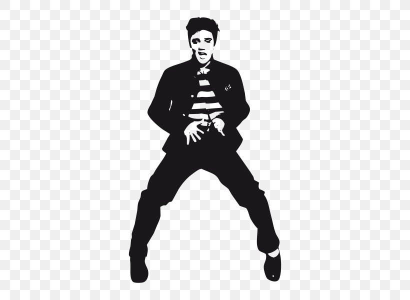 Art Stencil Jailhouse Rock Sticker, PNG, 600x600px, Art, Black And White, Canvas Print, Coloring Book, Elvis Presley Download Free