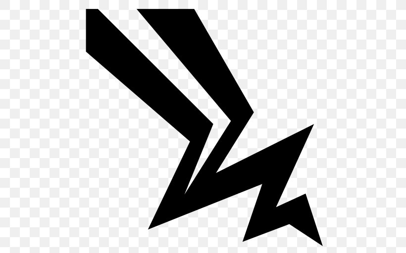 Lightning Icon, PNG, 512x512px, Lightning, Black, Black And White, Brand, Electricity Download Free