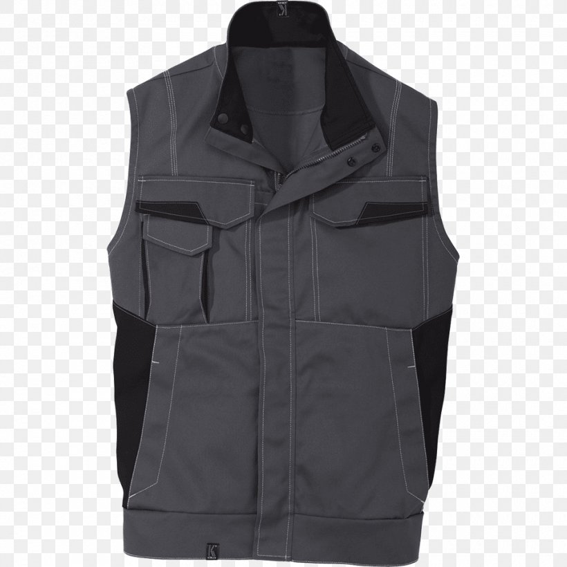 Gilets Fleece Jacket Zipper Sleeve, PNG, 960x960px, Gilets, Black, Coil Zipper, Collar, Cuff Download Free