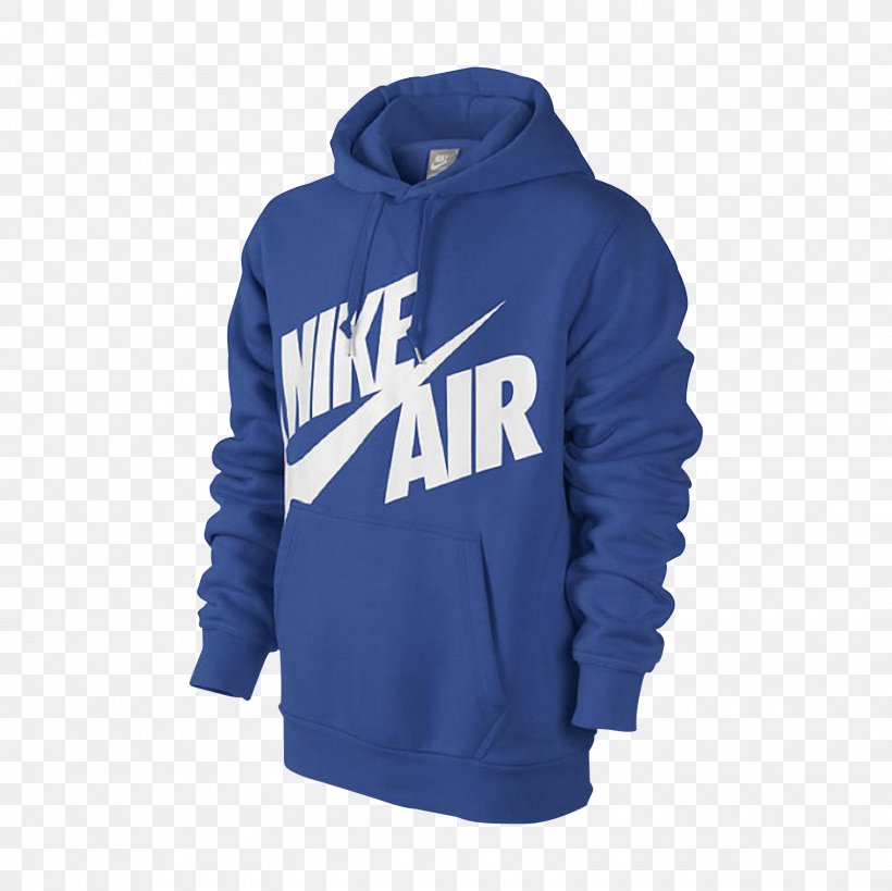 Hoodie Nike Sweater Bluza, PNG, 1600x1600px, Hoodie, Active Shirt, Blue, Bluza, Cobalt Blue Download Free
