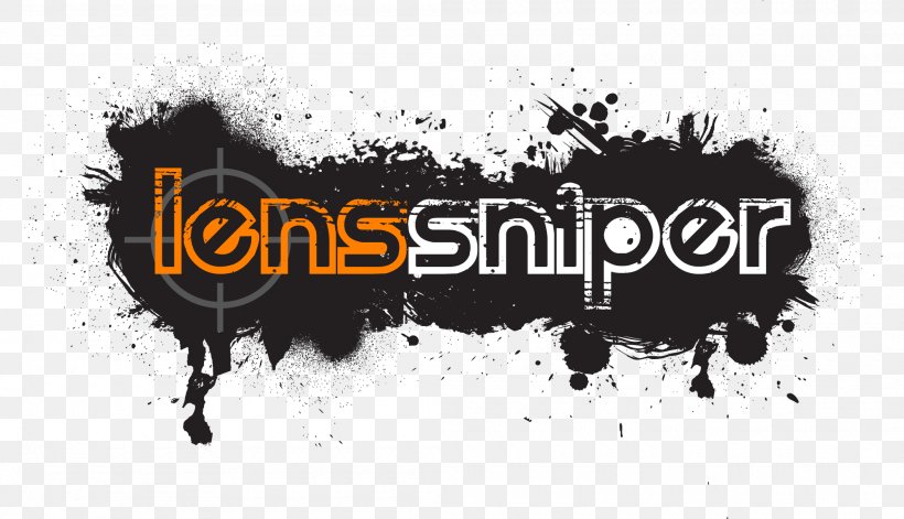 Logo Lenssniper Web Design Greens Models, PNG, 2100x1208px, Logo, Black And White, Brand, Computer Software, Copyright Download Free